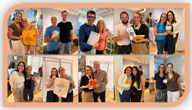 Autores sortearam livros aos participantes. (Foto: acervo CEAEC, EDITARES e UNIESCON).